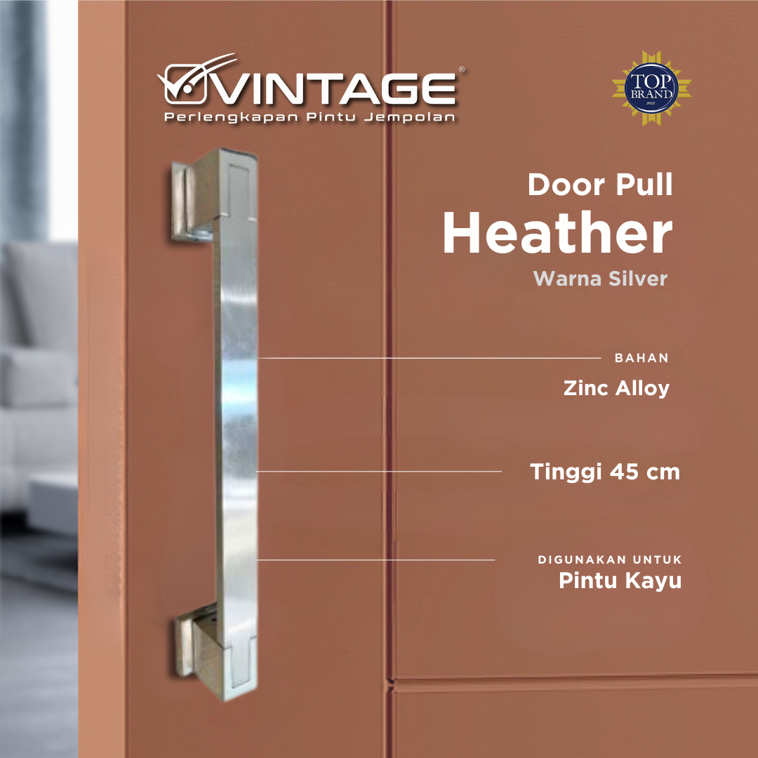 GAGANG PINTU KAYU MINIMALIS ZINC ALLOY VINTAGE