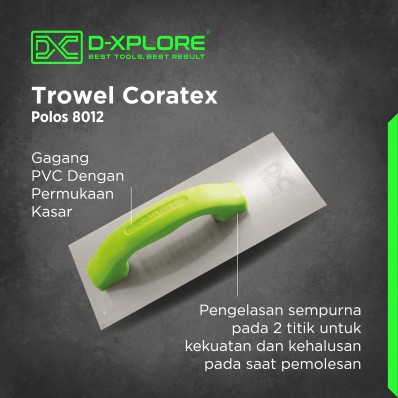 CETOK SEMEN TROWEL CORATEX POLOS D-XPLORE