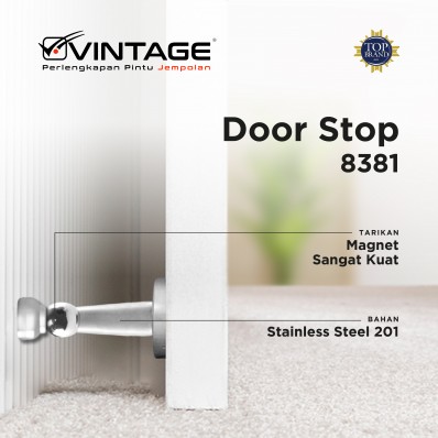 DOOR STOP / PENAHAN PINTU STAINLESS STEEL 8381 VINTAGE