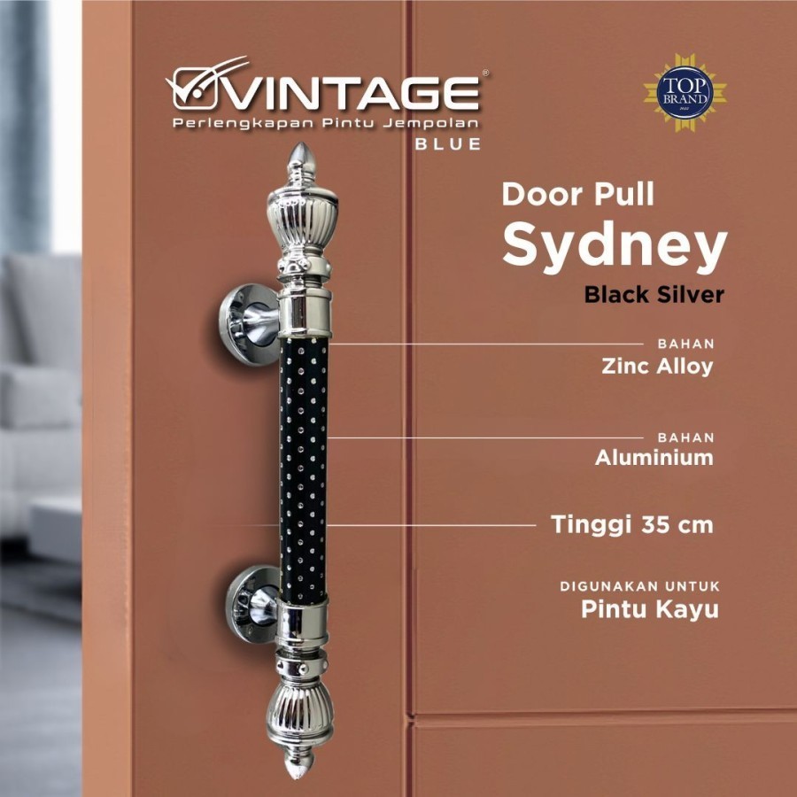 HANDLE PINTU DORONG KLASIK VINTAGE SYDNEY