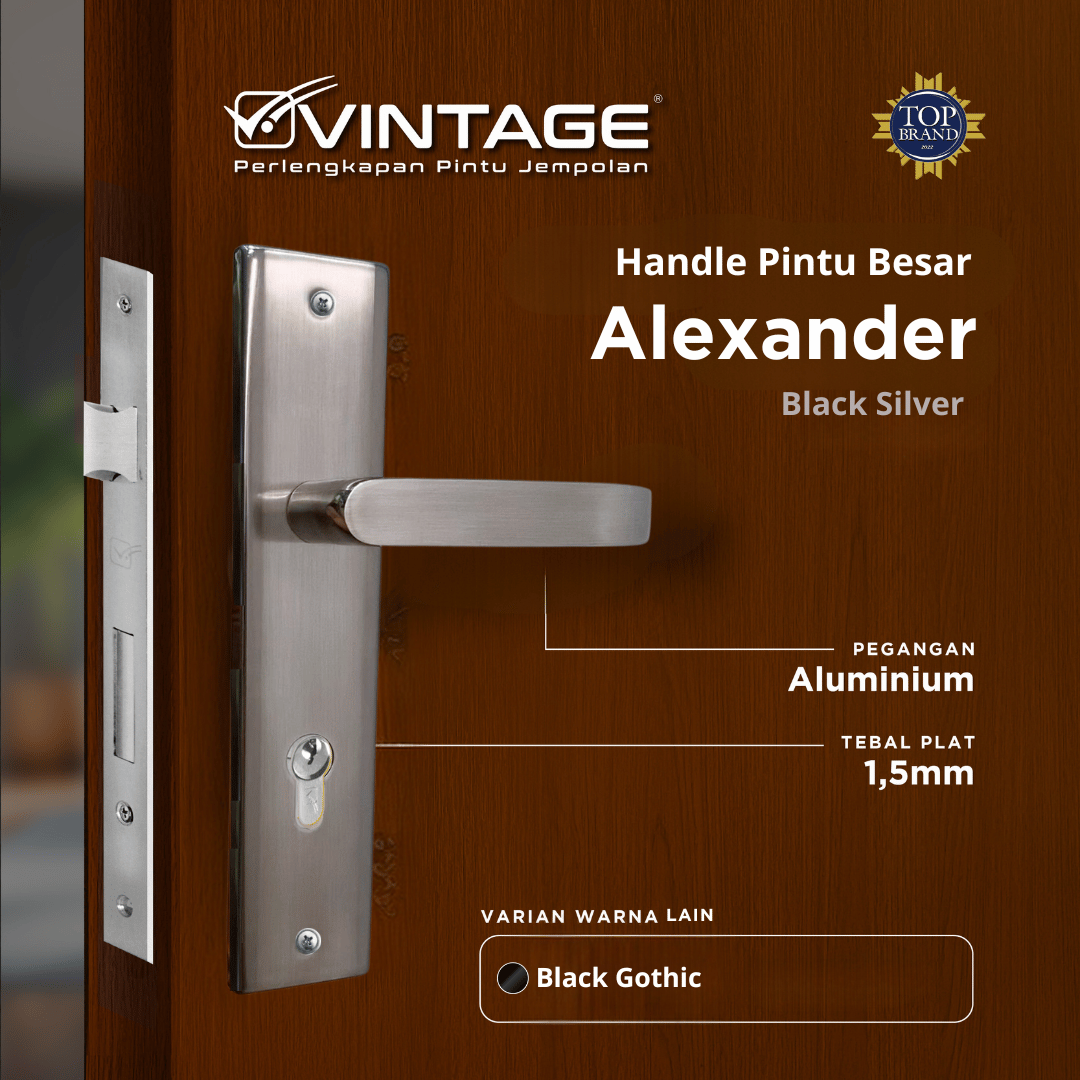 HANDLE PINTU RUMAH BESAR VINTAGE ALEXANDER