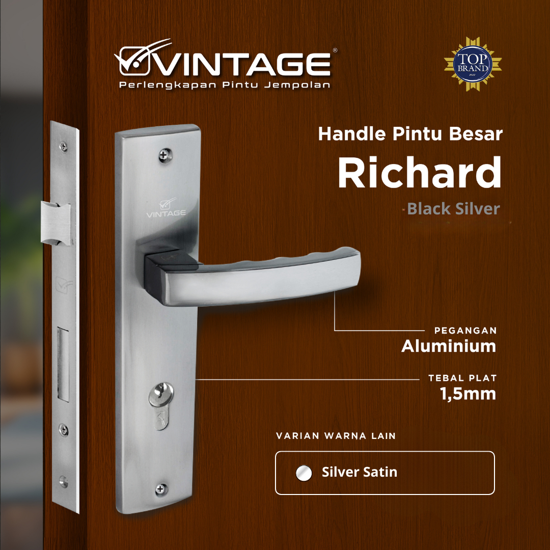 HANDLE PINTU RUMAH BESAR VINTAGE RICHARD